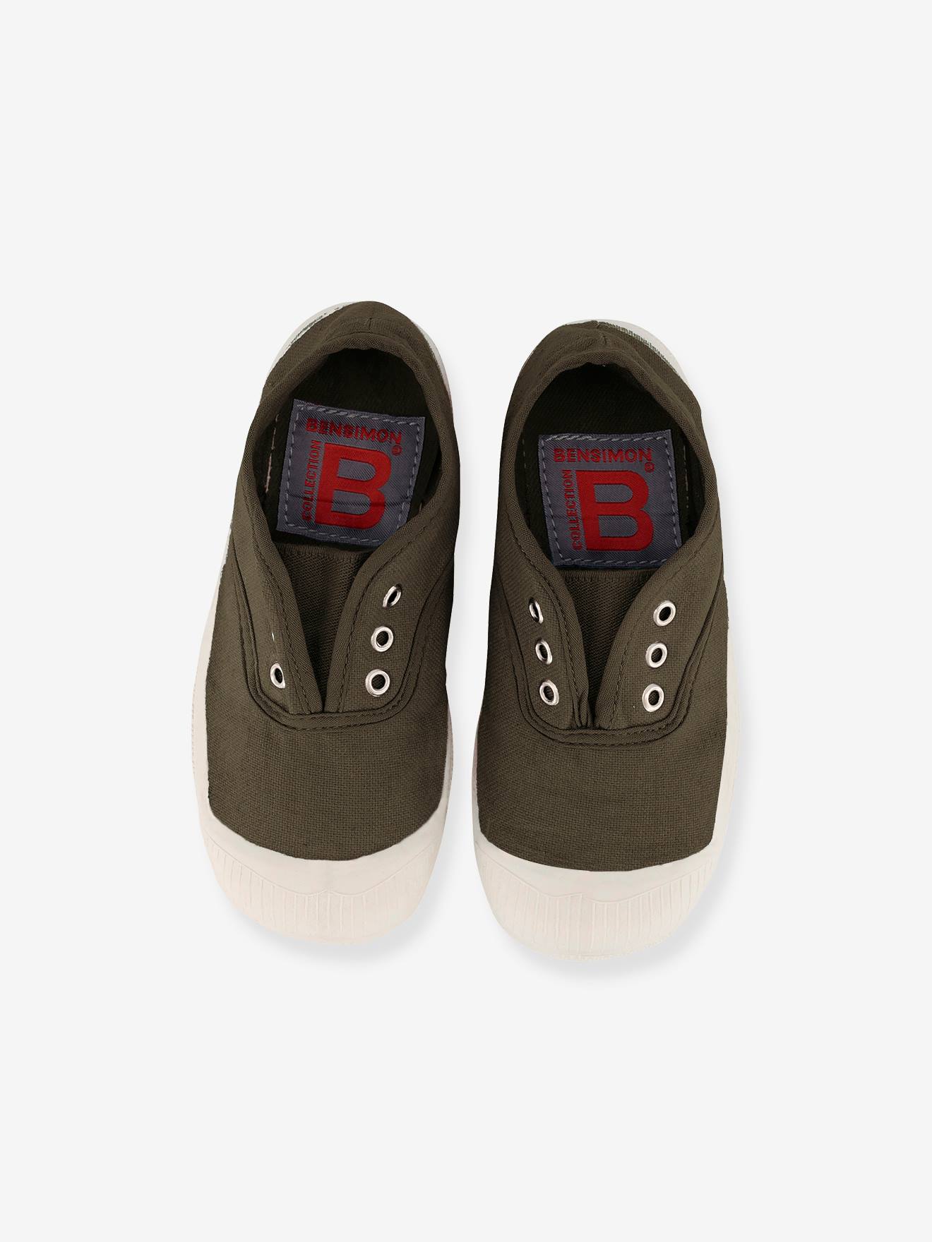 Pantufas de algodão bege Elly BENSIMON®