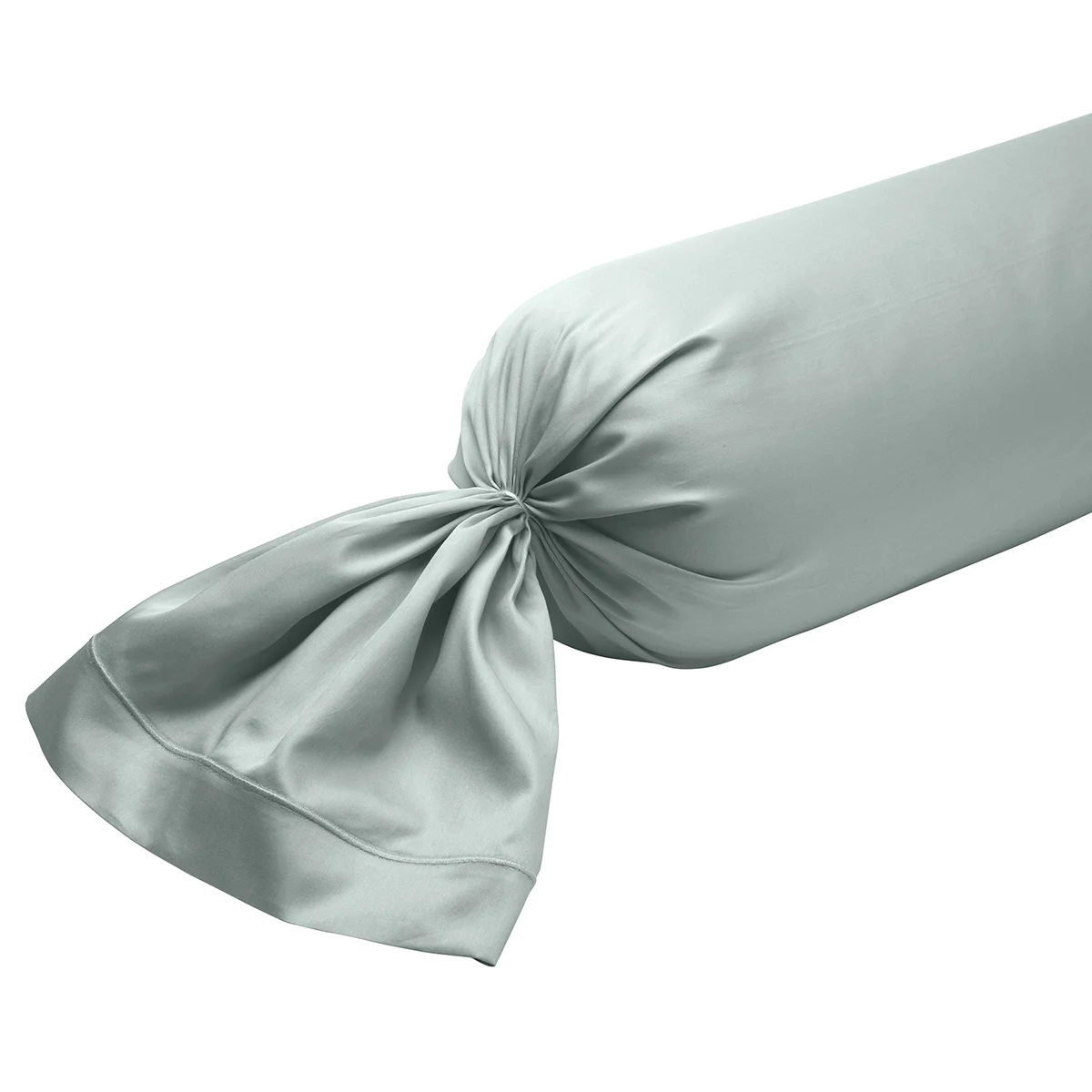 Taie de traversin Partition Satin de coton Coloris Menthe