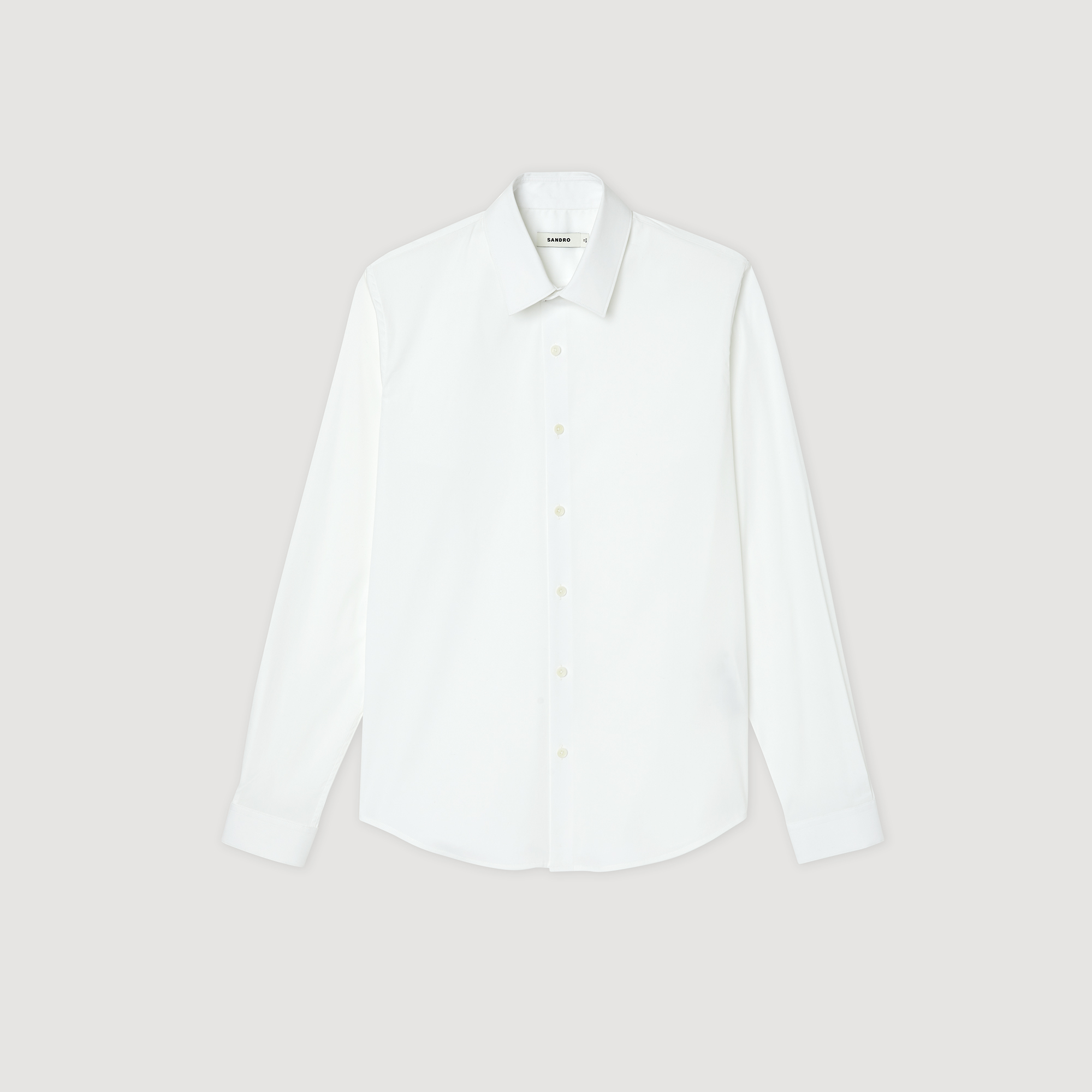 Chemise ajustee en coton stretch