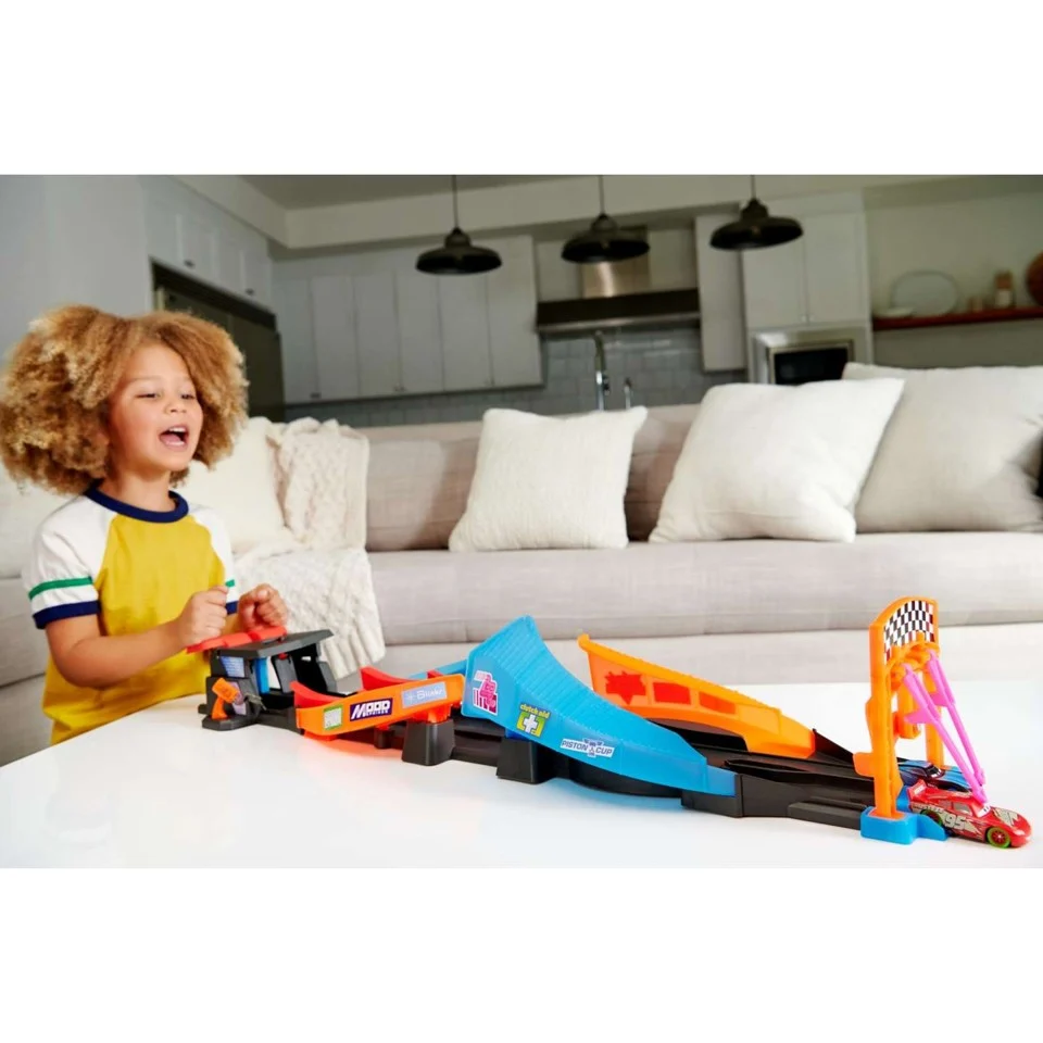Disney Pixar - Biler Glow Racers Launch & Criss-Cross Glow Race Legesæt