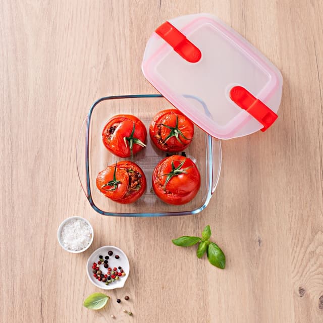 Pyrex Ugnsform med lock för micron 2