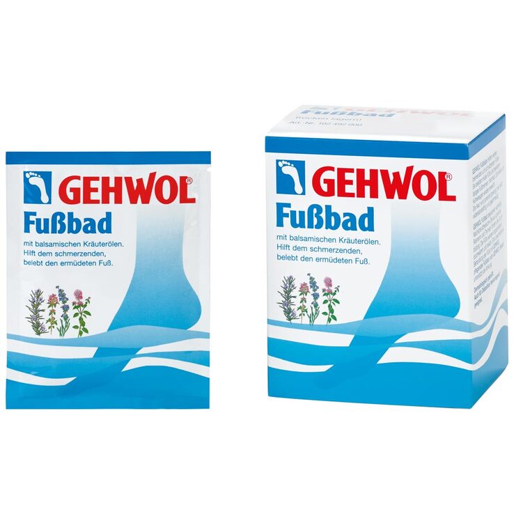Gehwol Fußbad Portionsbeutel, 10X20 g