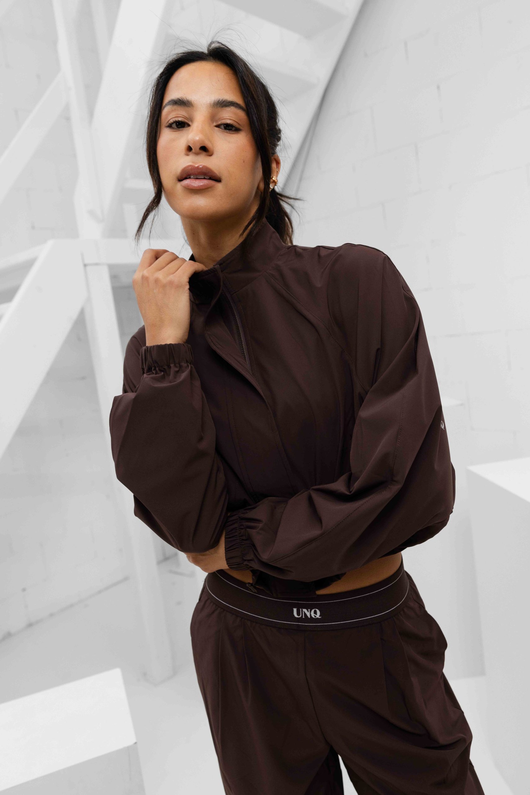 Unique The Label Gigi Set Dames Bruin