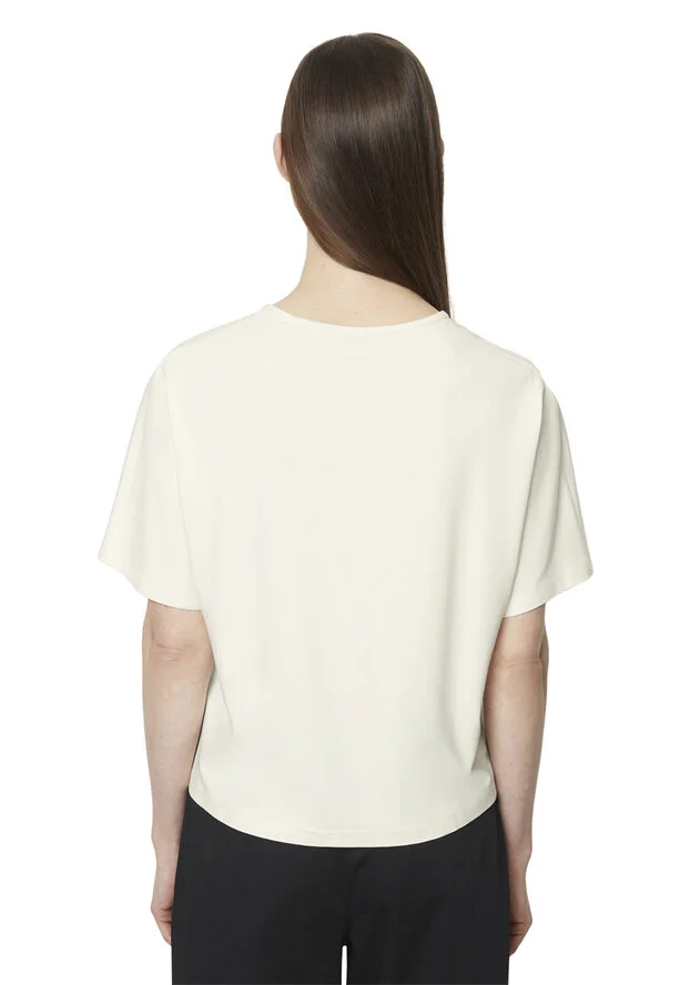 Marc O’Polo T-shirt, cut on sleeve Off white