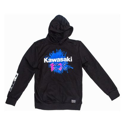 Sweat D'cor Kawasaki Retro - Noir / Bleu