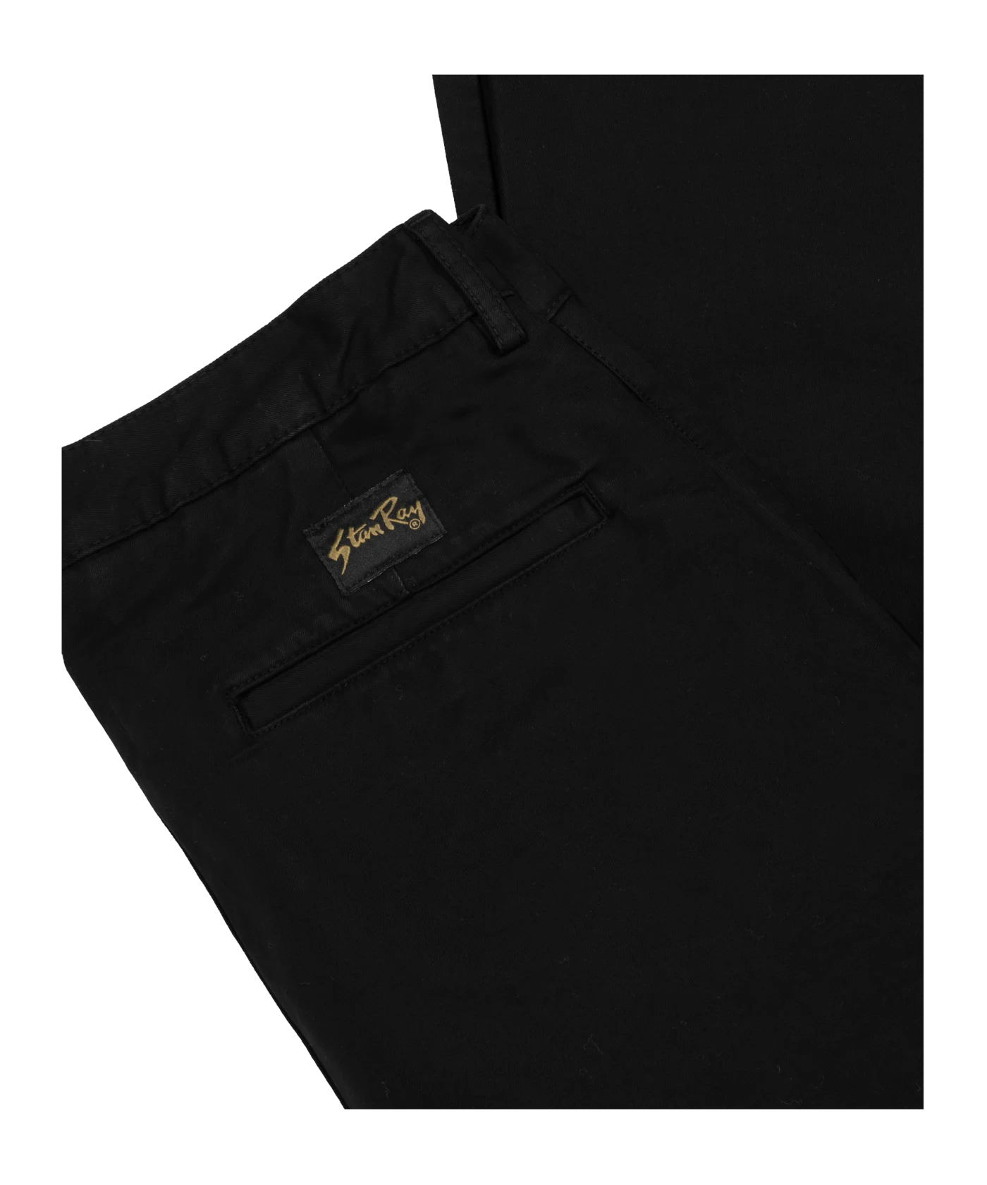 Stan Ray Pleated Chino Hose Schwarz FBT