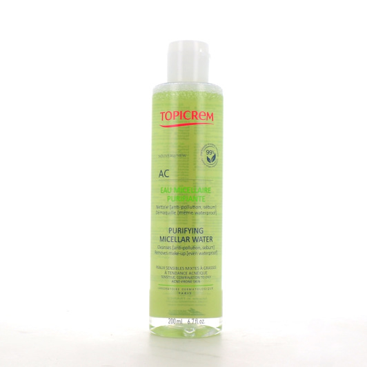Topicrem AC eau micellaire purifiante - Peau mixte à grasse, acnéique