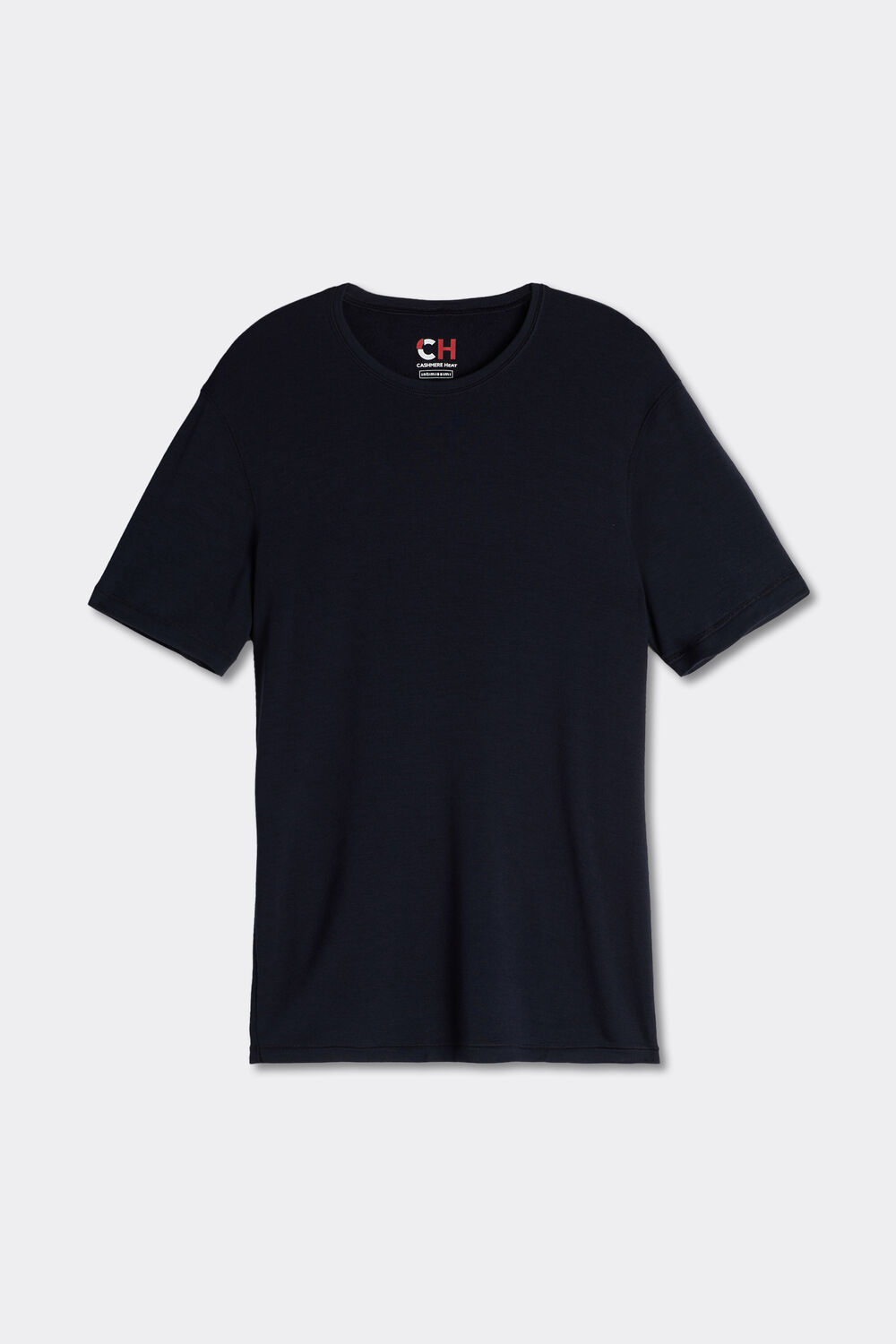 Blusa de manga curta em modal e cashmere