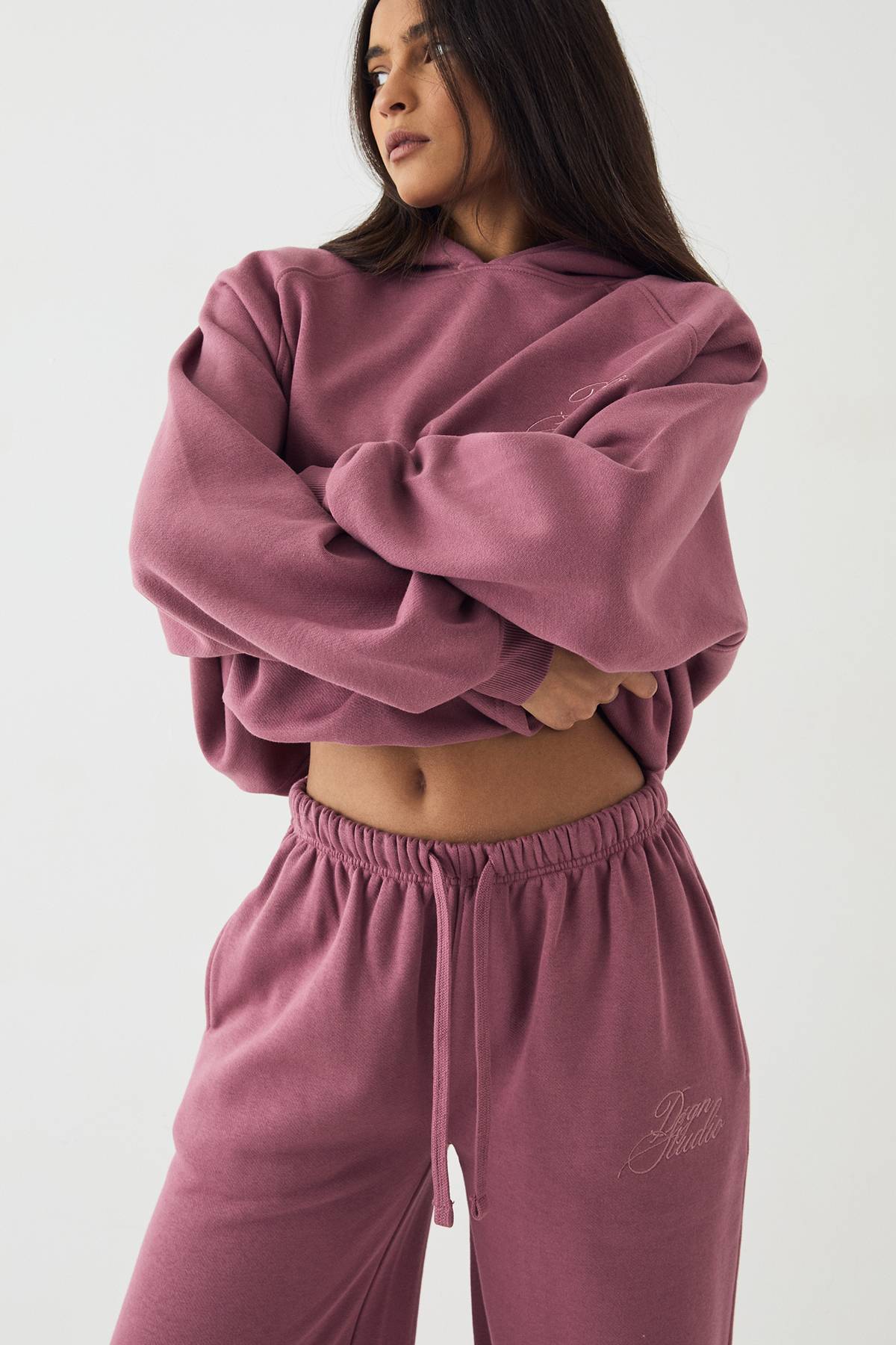 Jogging Jambe Droite Brodé Script DSGN Studio