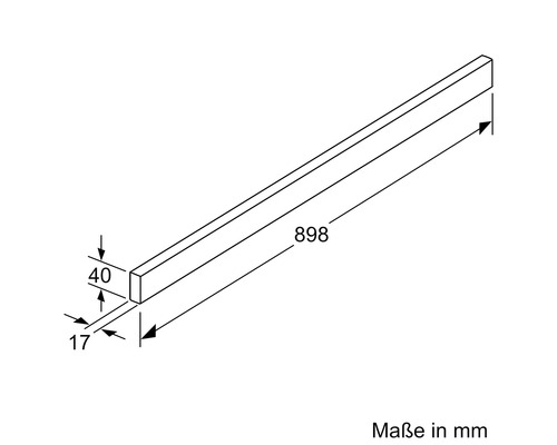 Bosch RVS handgreeplijst DSZ4985