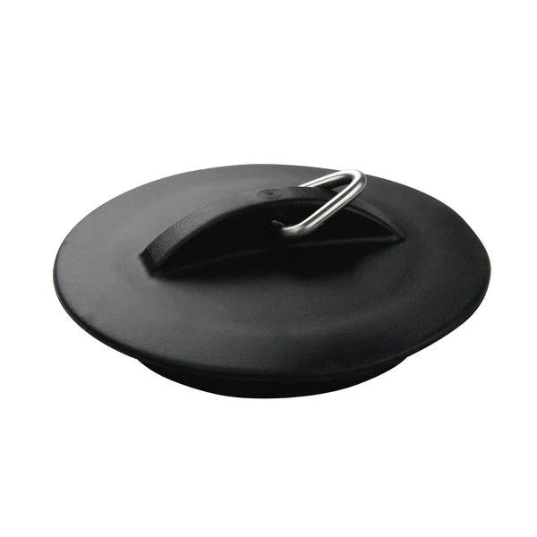 Bouchon de lavabo universel noir Tecno