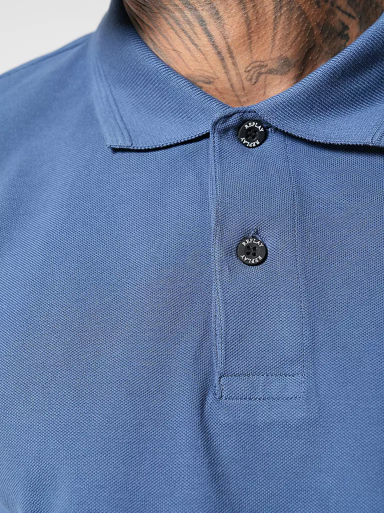 REPLAY Poloshirt  blau