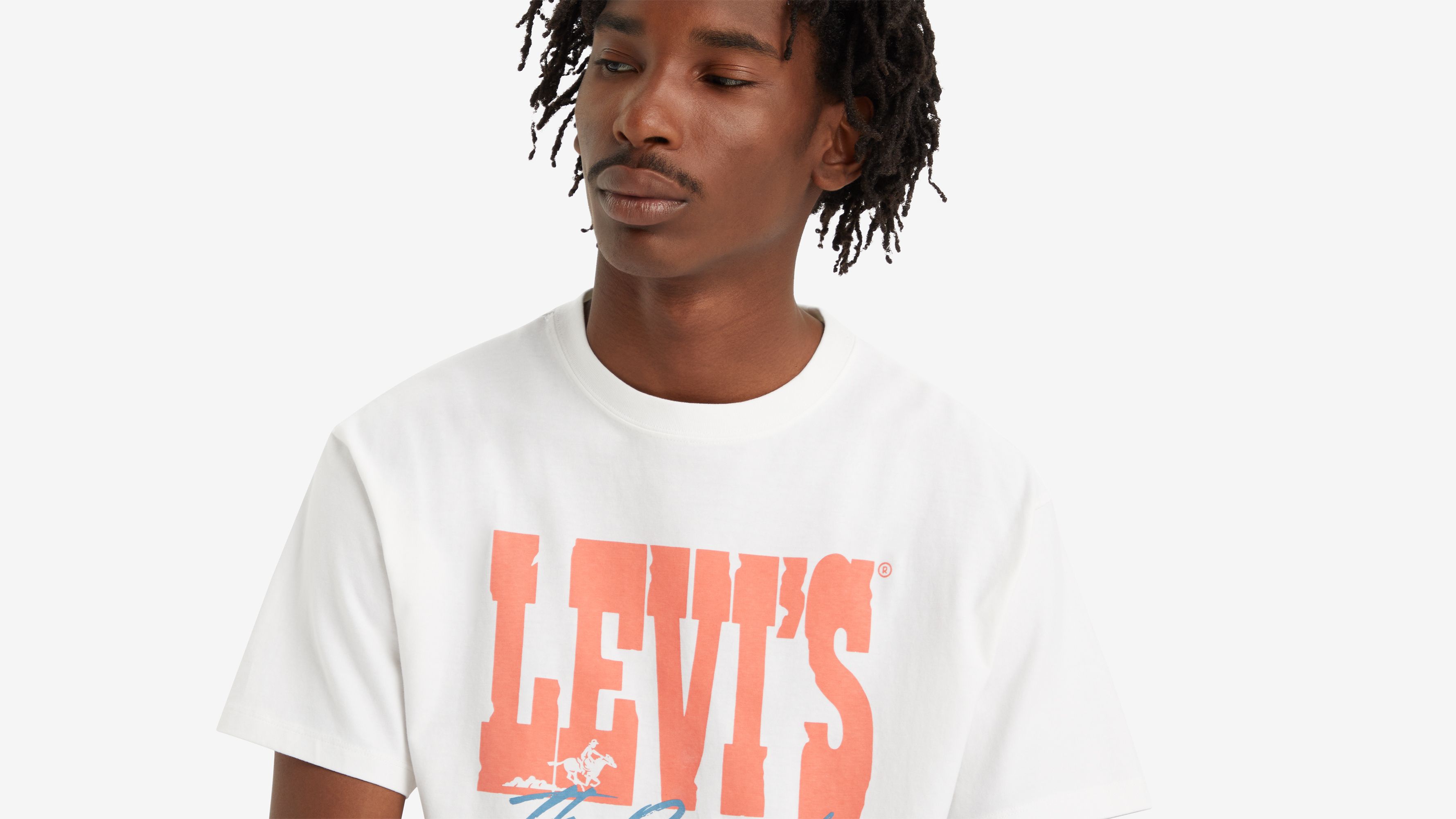T-shirt graphique vintage - Levi Archival White+ - Blanc