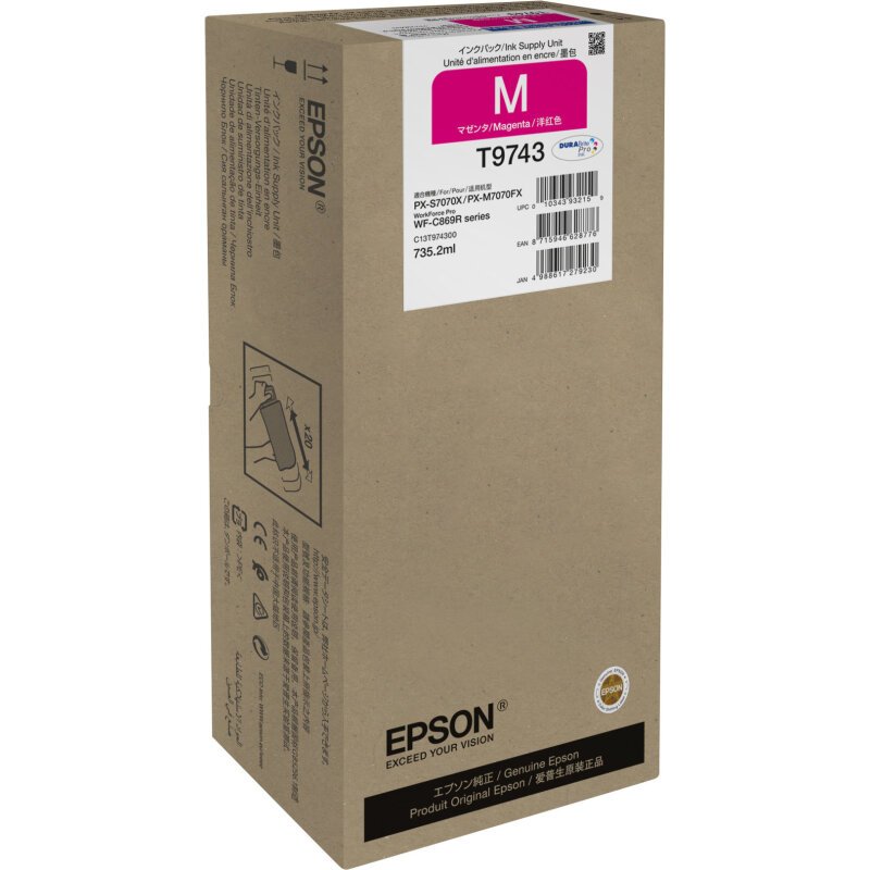 Epson C13T97430N cartouche d'encre 1 pièce(s) Original Magenta