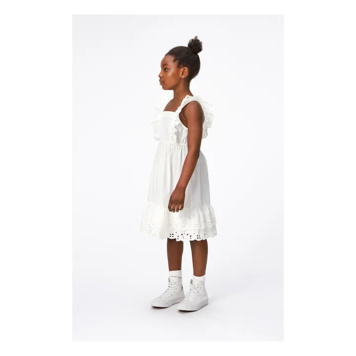 Molo Robe Ceelos Broderie Anglaise | Blanc