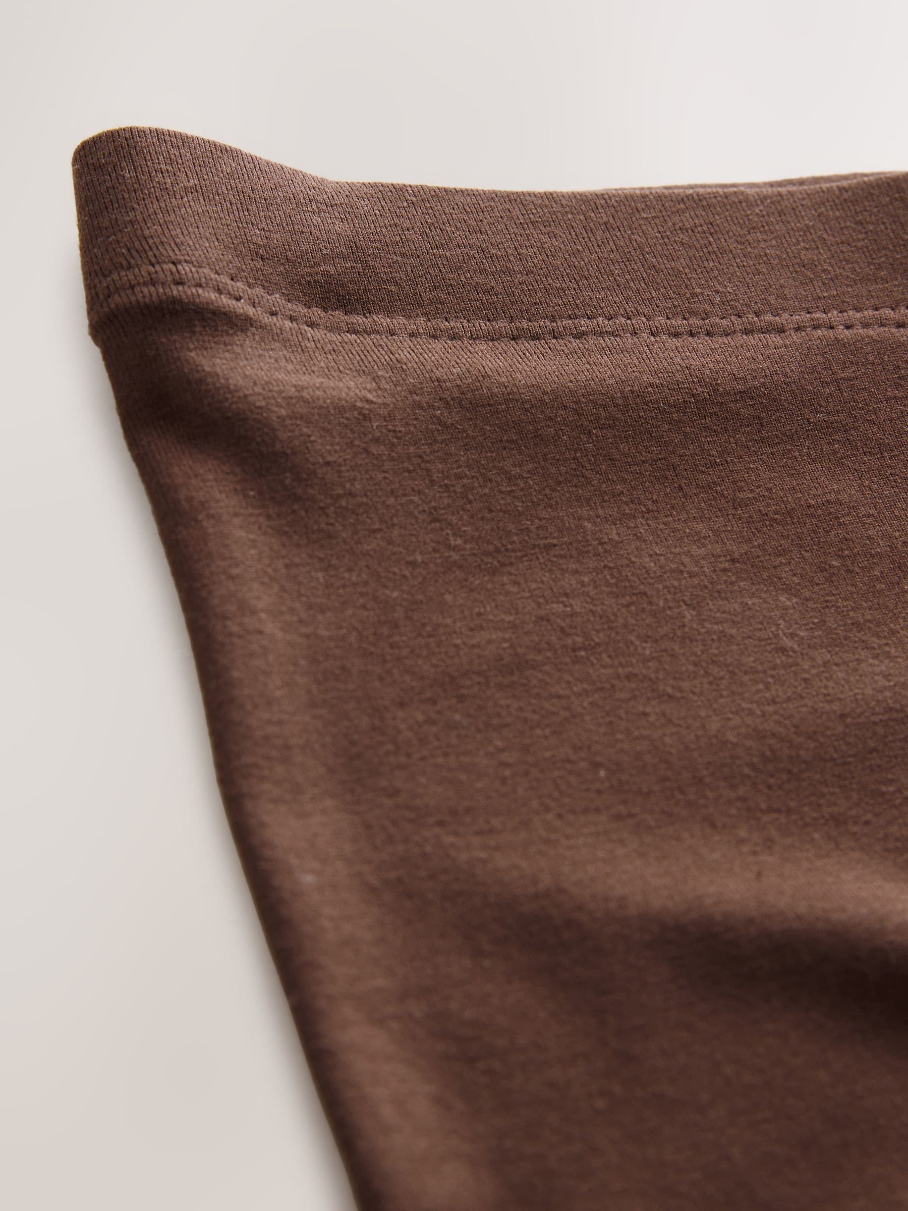 Chocoladebruin - Jersey fietsshort