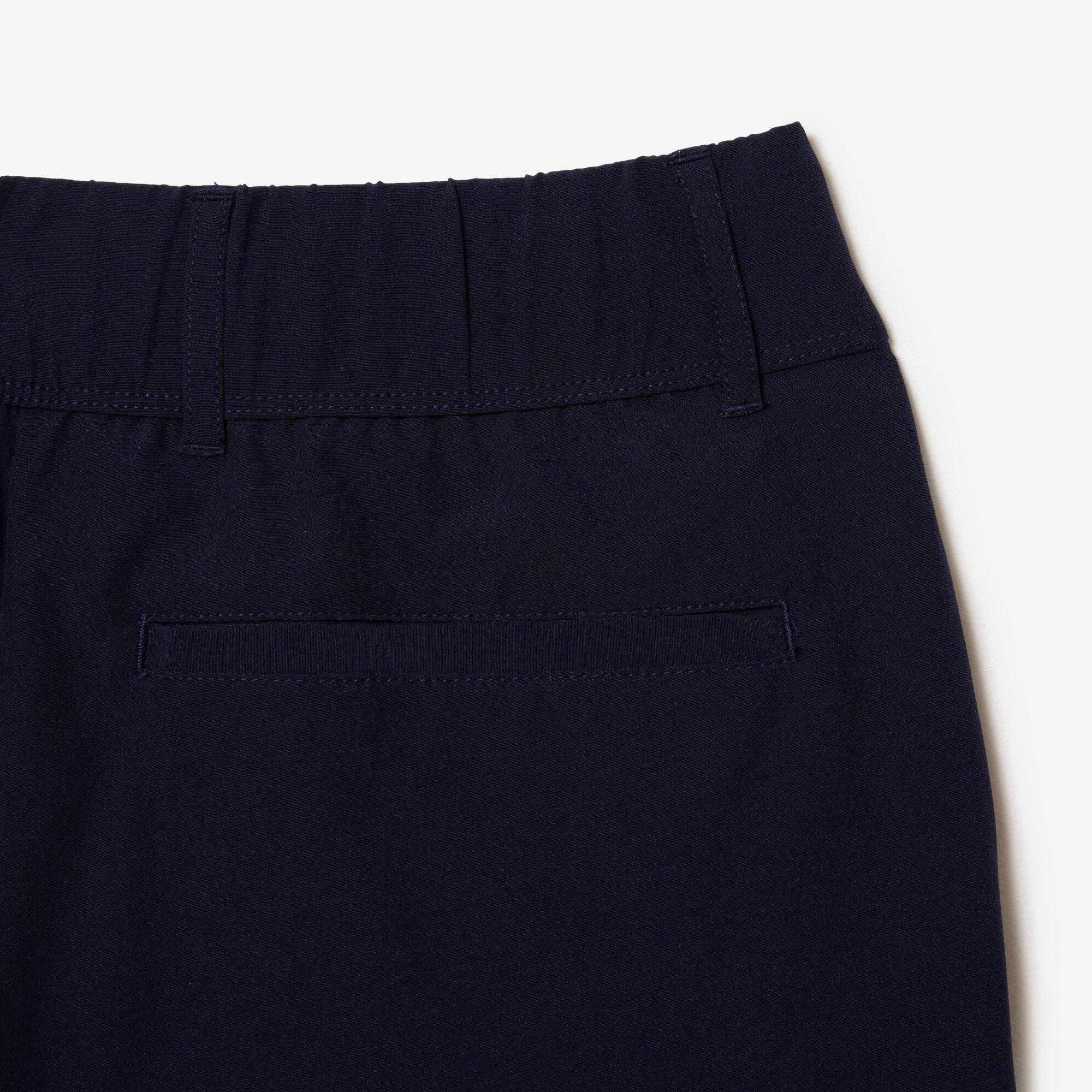Bermuda femme Golf Lacoste SPORT en taffetas extensible Shorts - Bleu - Lacoste - Femme