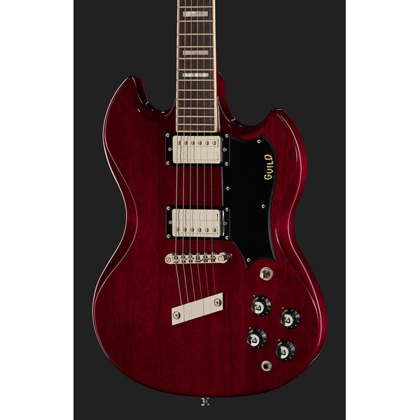 Guild Polara Deluxe Cherry Red