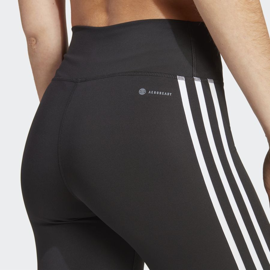 Adidas Legging 3/4 taille haute à 3 bandes Train Essentials