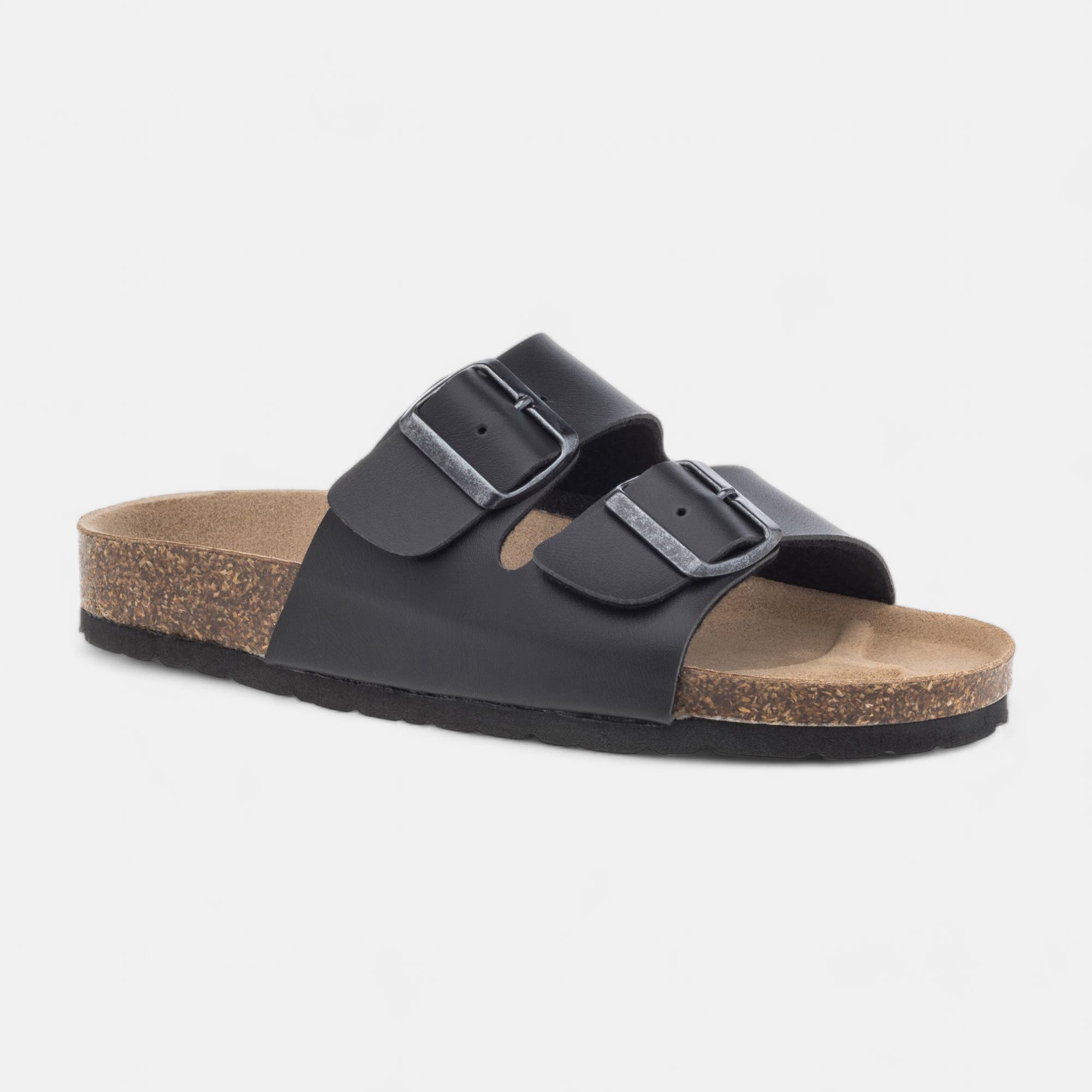 Mules semelle liège Femme noir