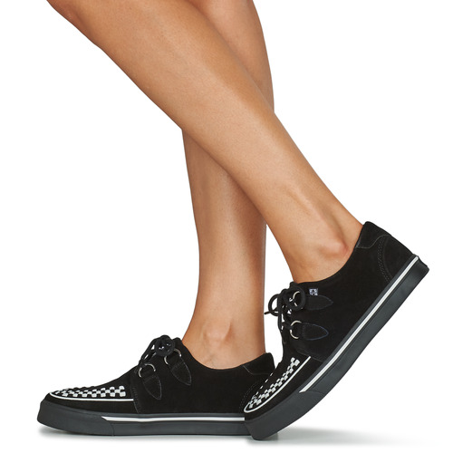 TUK - CREEPERS SNEAKERS - Noir / blanc