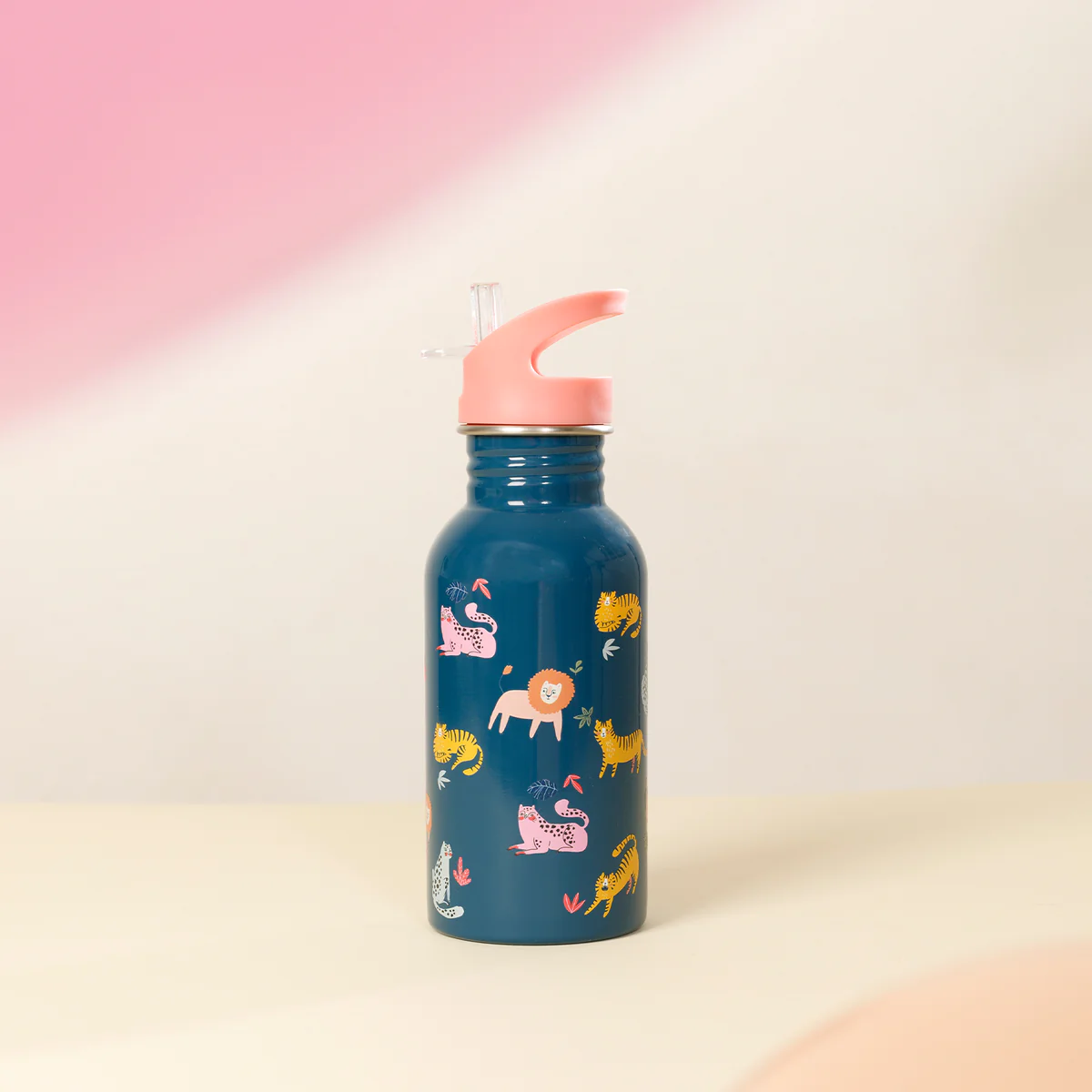 Gourde simple paroi - Grands felins - 500 ml Yoko® Design