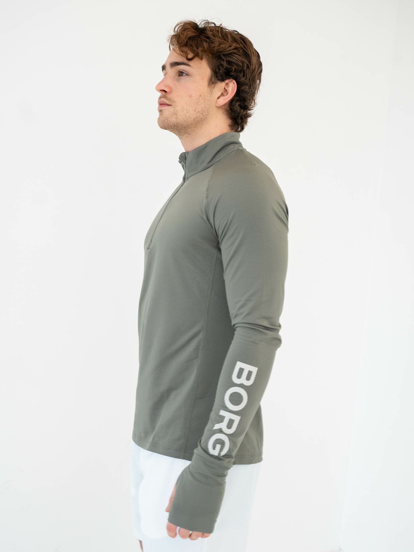 Borg Midlayer Half Zip