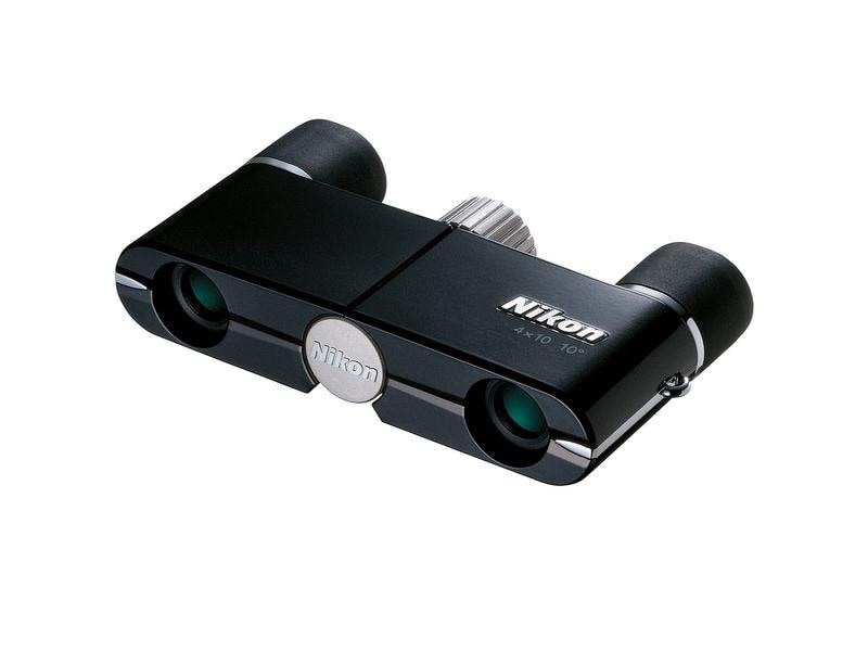 Nikon Fernglas 4x10 DCF Schwarz Kompakter und extrem leichter Feldstecher – Ideal zur Verwendung im Theater, in Museen und Galerien