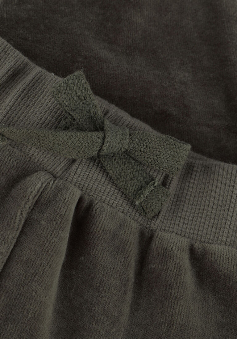 QUINCY MAE groene quincy mae joggingbroek velour relaxed sweatpant