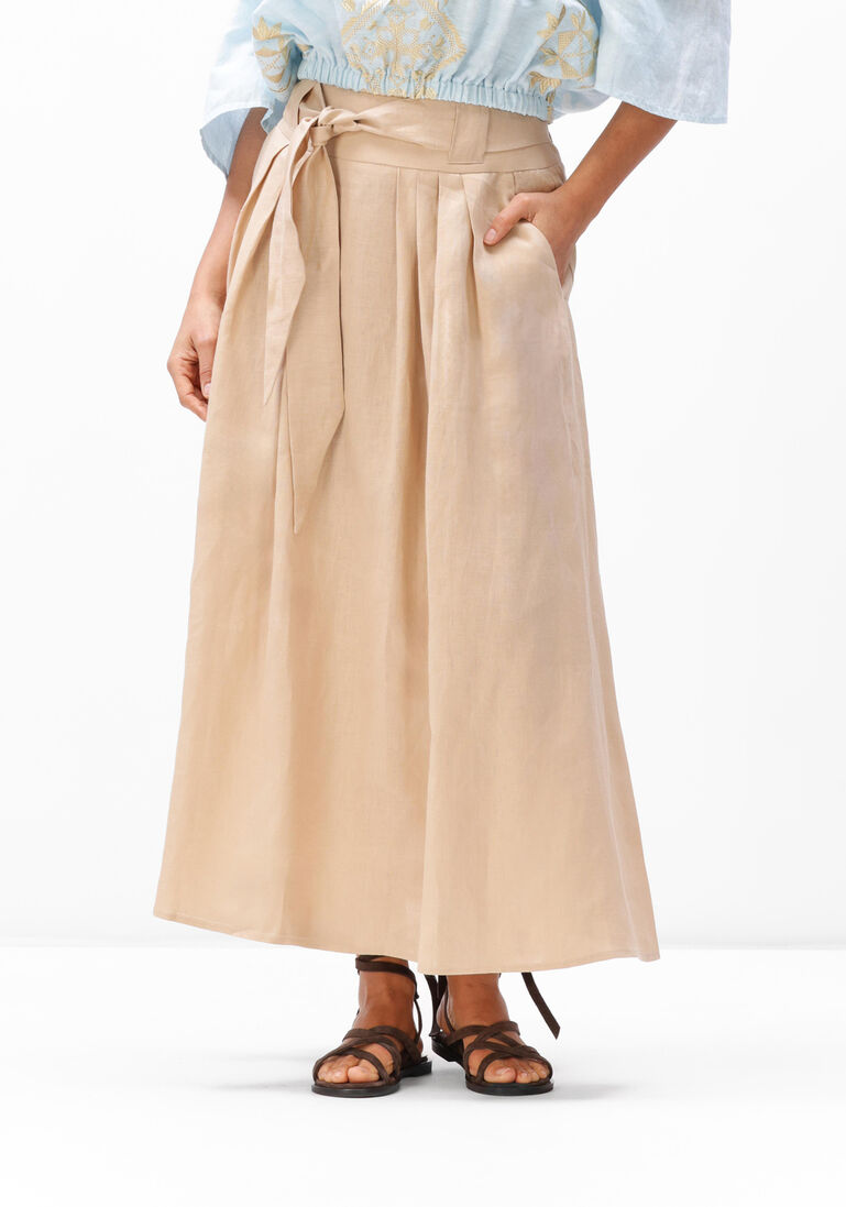 beige greek archaic kori rokken s26k-1002026