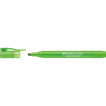 Faber-Castell Textmarker Textliner 38 mit Clip, grün