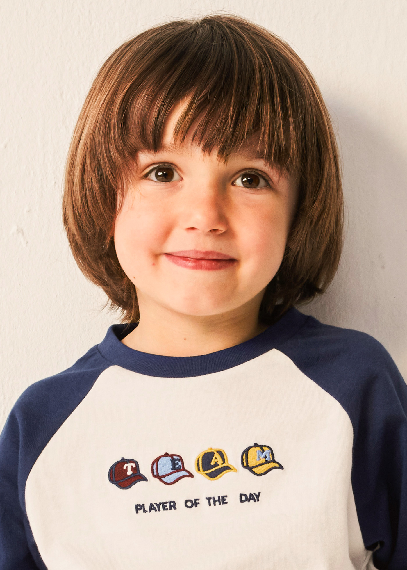 Camiseta raglan Better Cotton para meninos