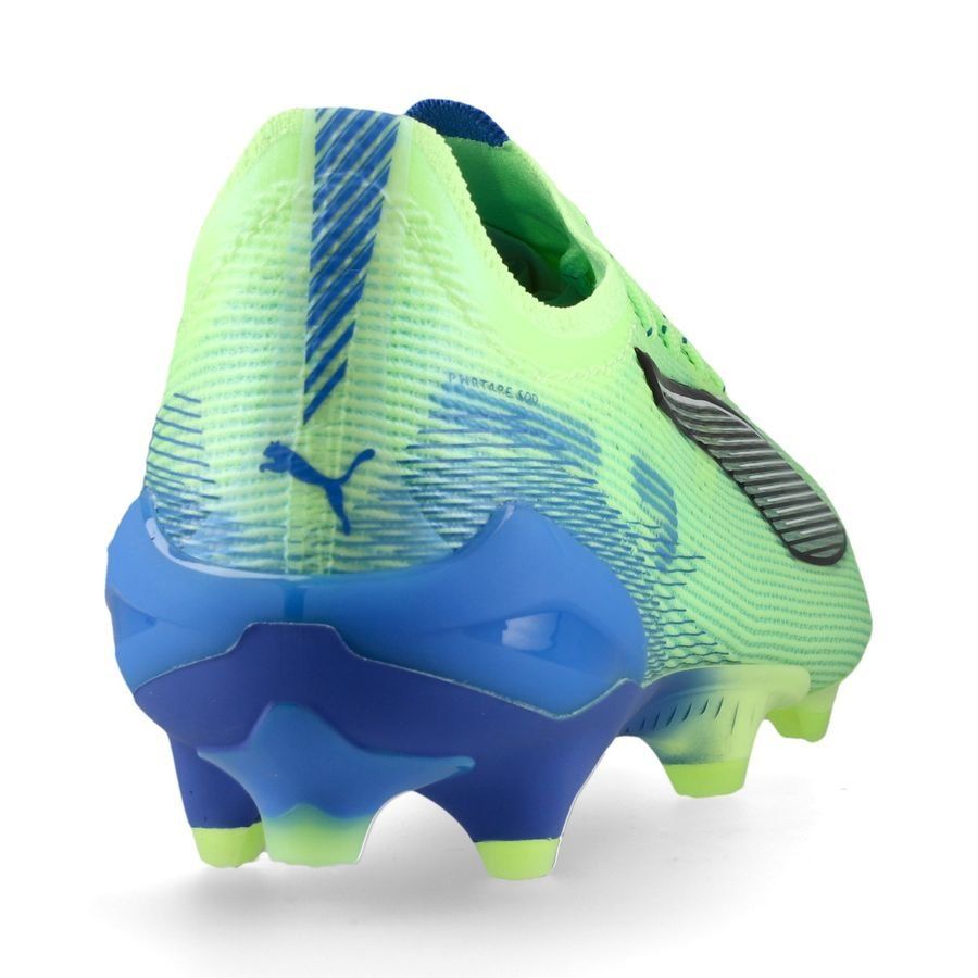 PUMA Ultra 5 Ultimate FG Lights Out - Fizzy Apple/Blanc/Bleu Femme
