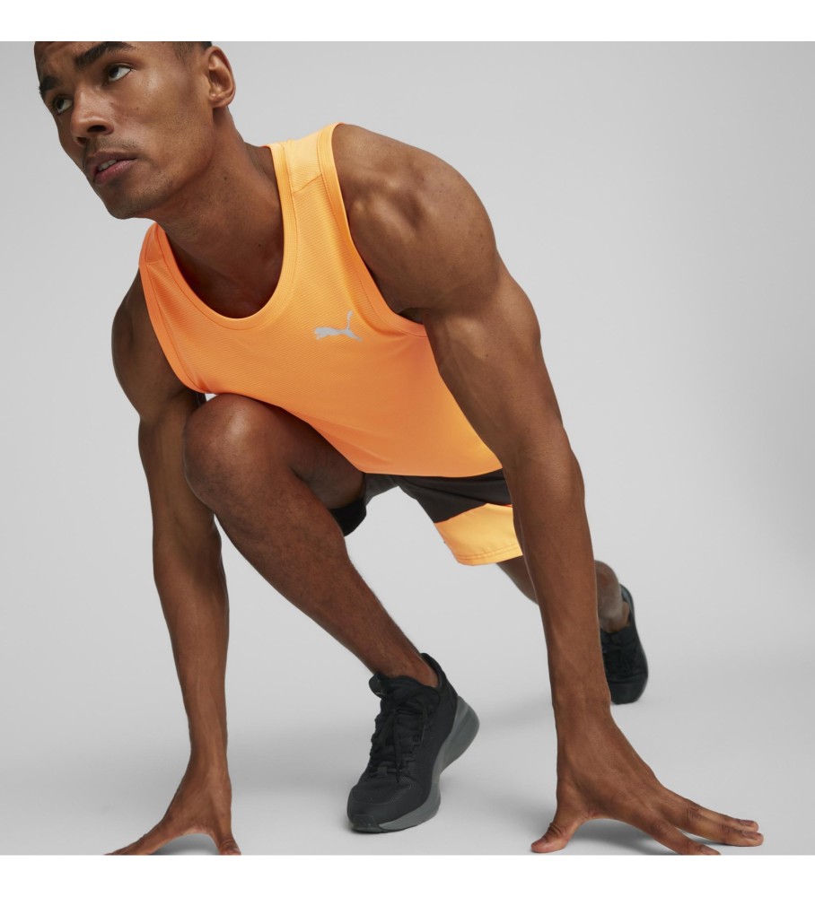 Camiseta laranja favorita da Puma Run