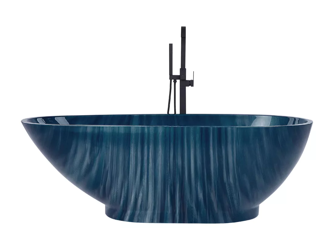 Baignoire îlot bleu marine 170 x 80 cm RIOJA