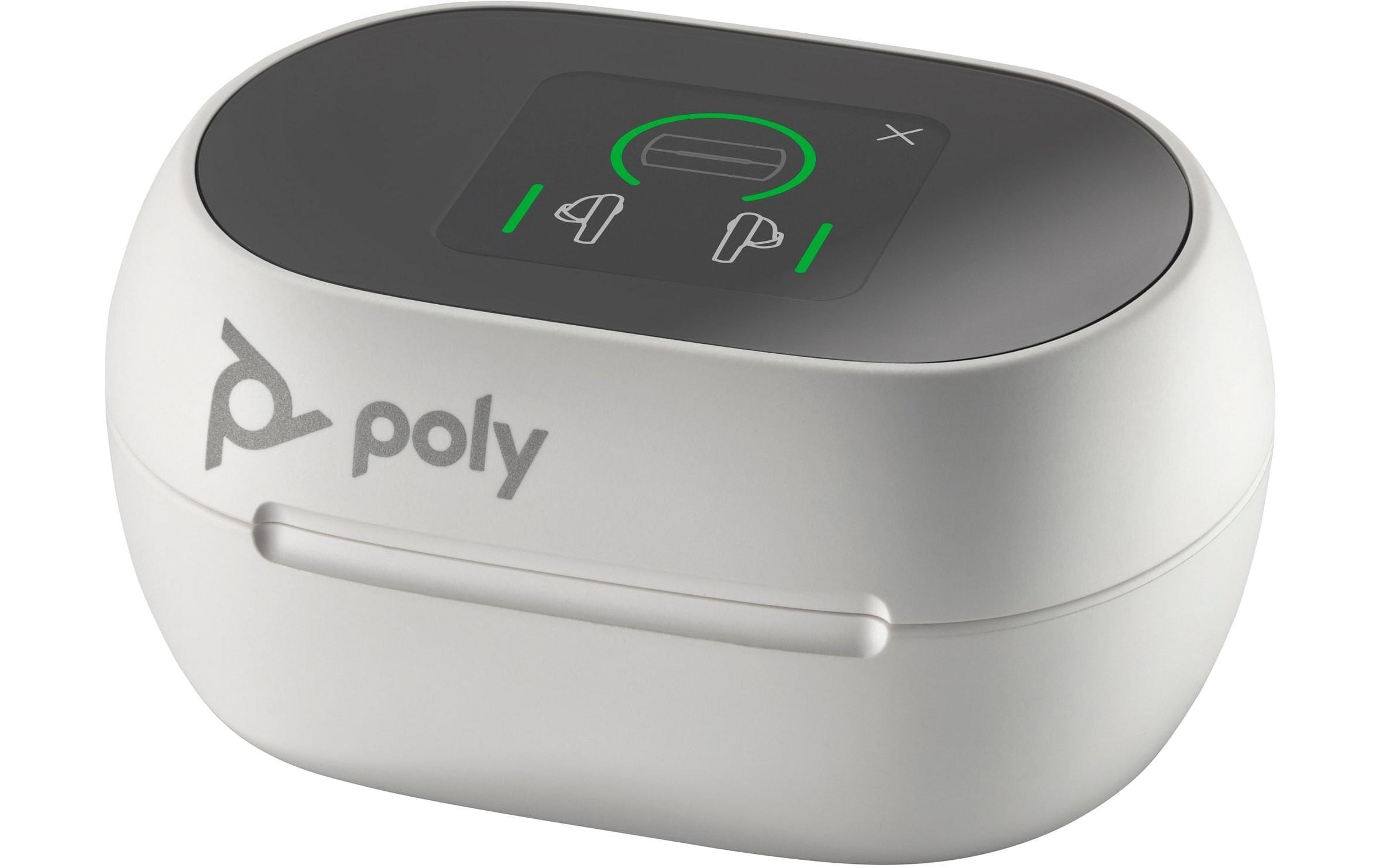 Headset Poly Voyager Free 60+ MS USB-C, Weiss<br>Voyager Free 60 Serie True-Wireless-In-Ear-Headset für Arbeit und Freizeit