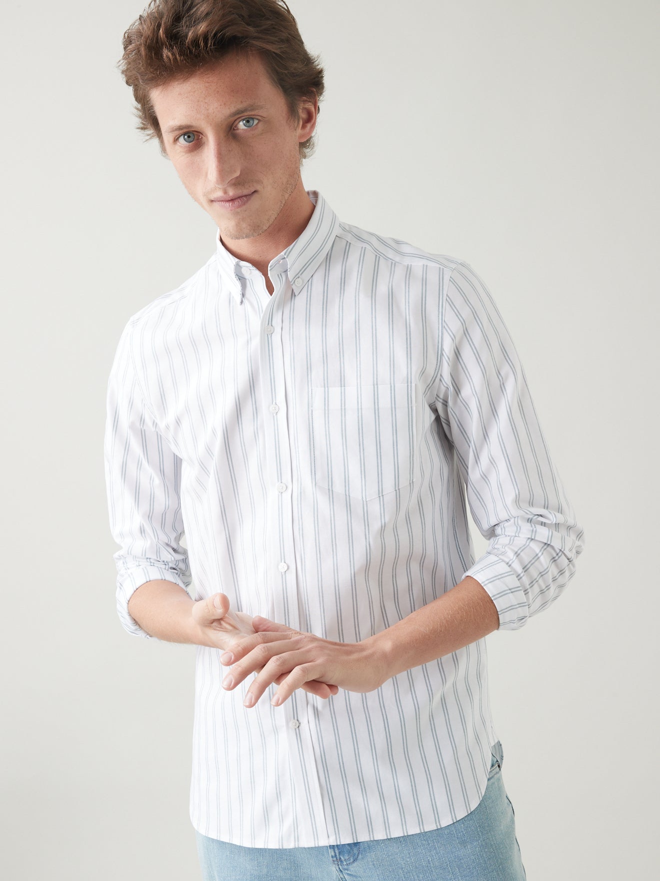 Chemise regular Oxford homme - coton biologique