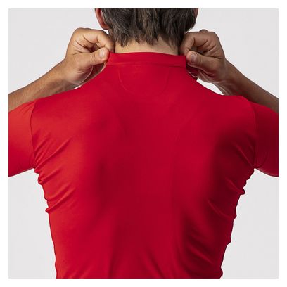 Maillot Manches Courtes Castelli Classifica Rouge