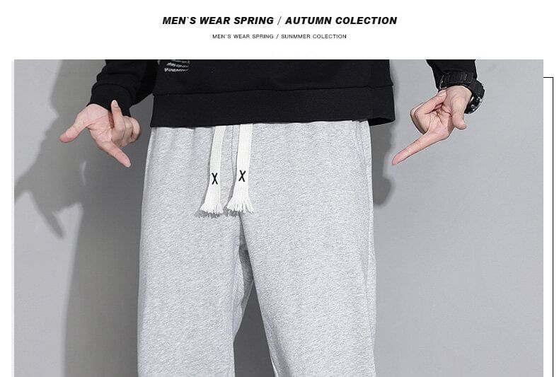 YIKES - Effen cropped joggingbroek met trekkoord in de taille