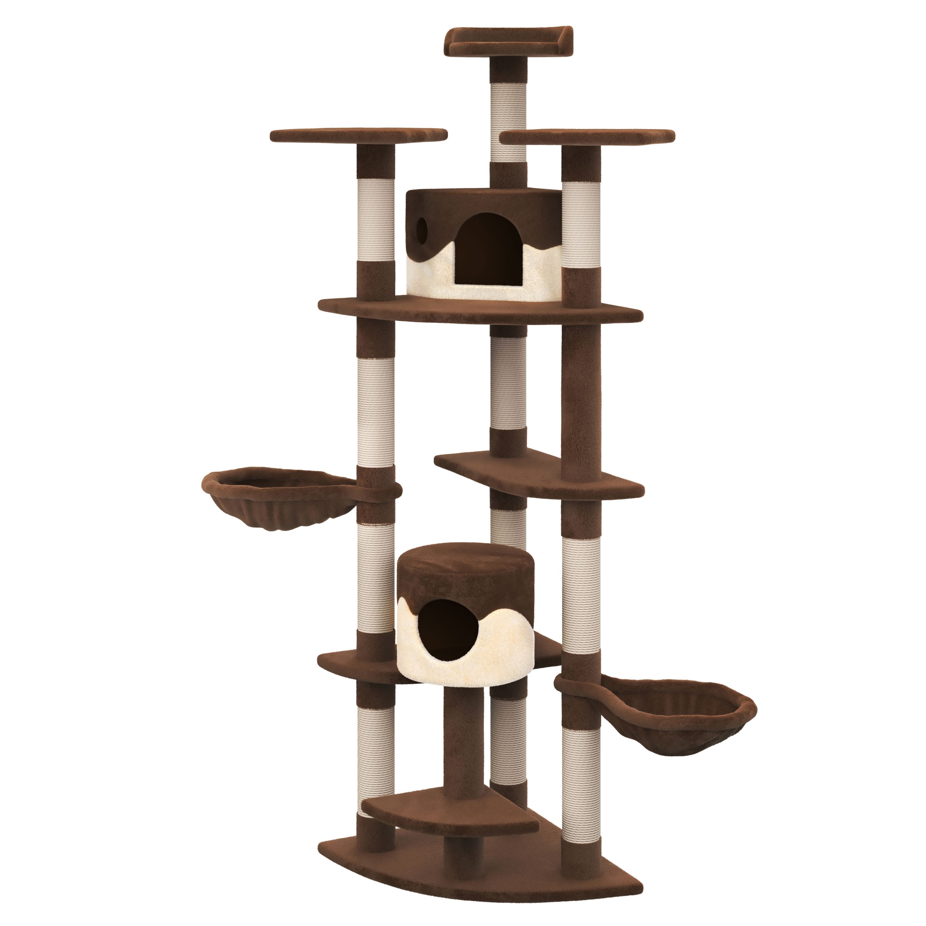 Katzenbaum BLACKY 210 cm braun