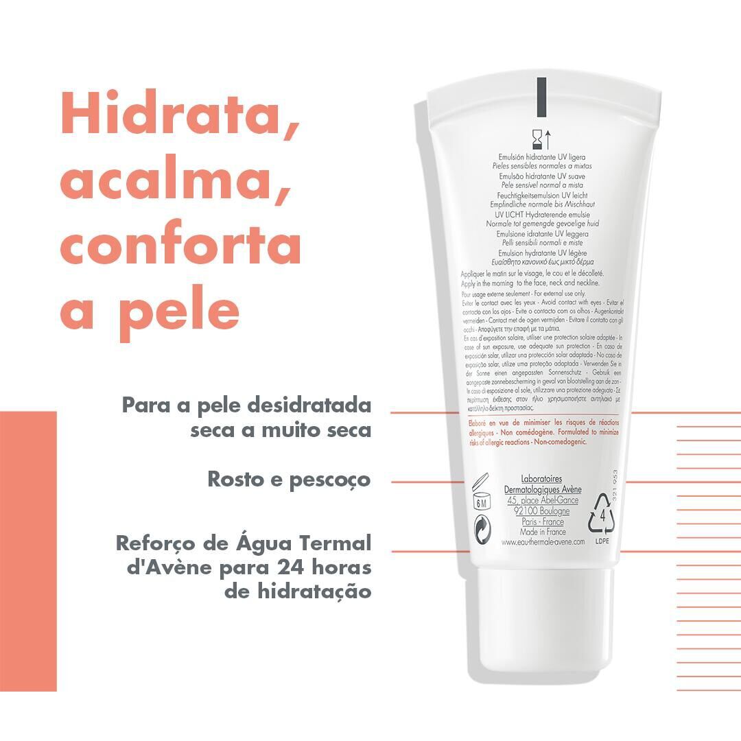 AVENE  Hydrance Emulsao UV Suave SPF30 - 40ml