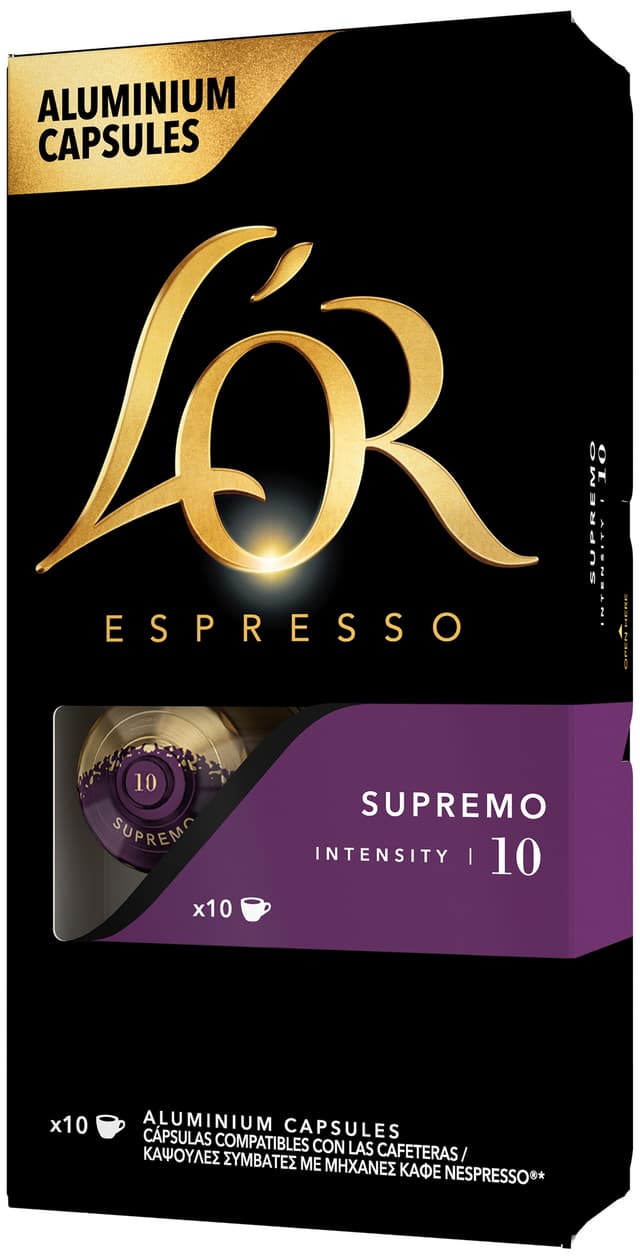 L'Or Espresso 10 Supremo kaffekapsler 4028598