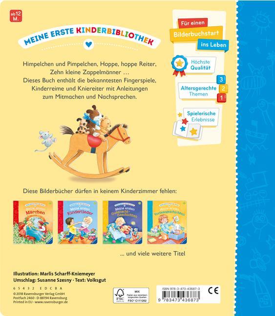 Meine erste Kinderbibliothek / Meine ersten Fingerspiele und Kinderreime