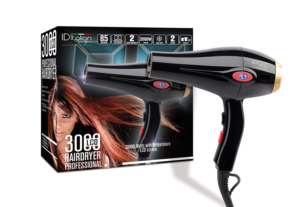 Italian Design 2000 LCD Hair dryer