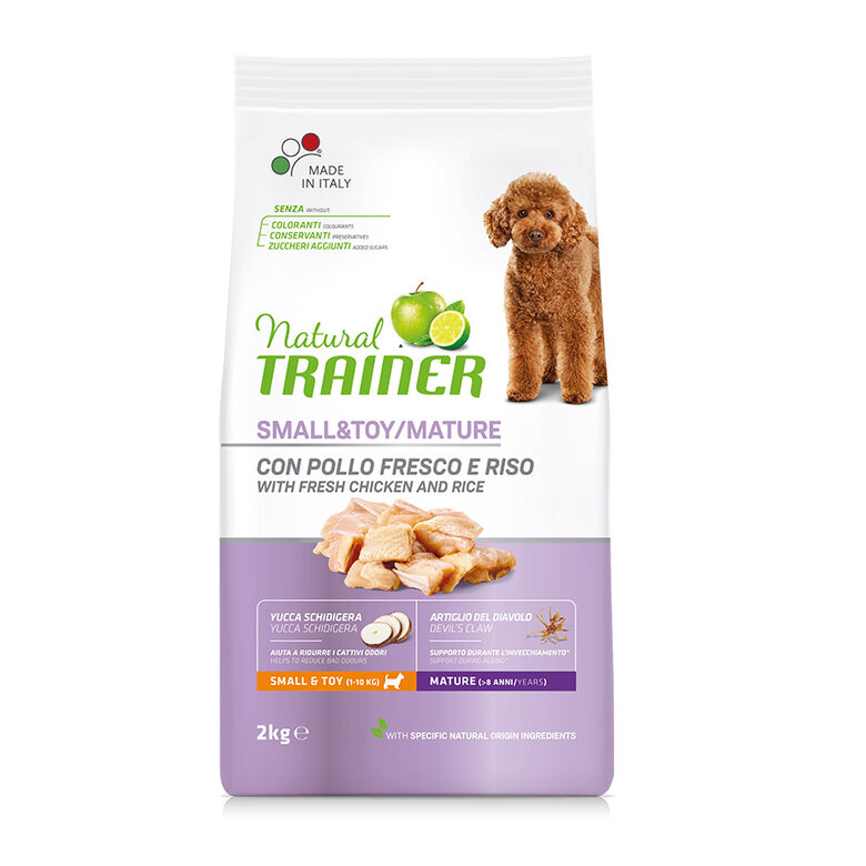 Ração Natural Trainer para Cães Adultos de Pequeno e Pequeno Porte com Frango