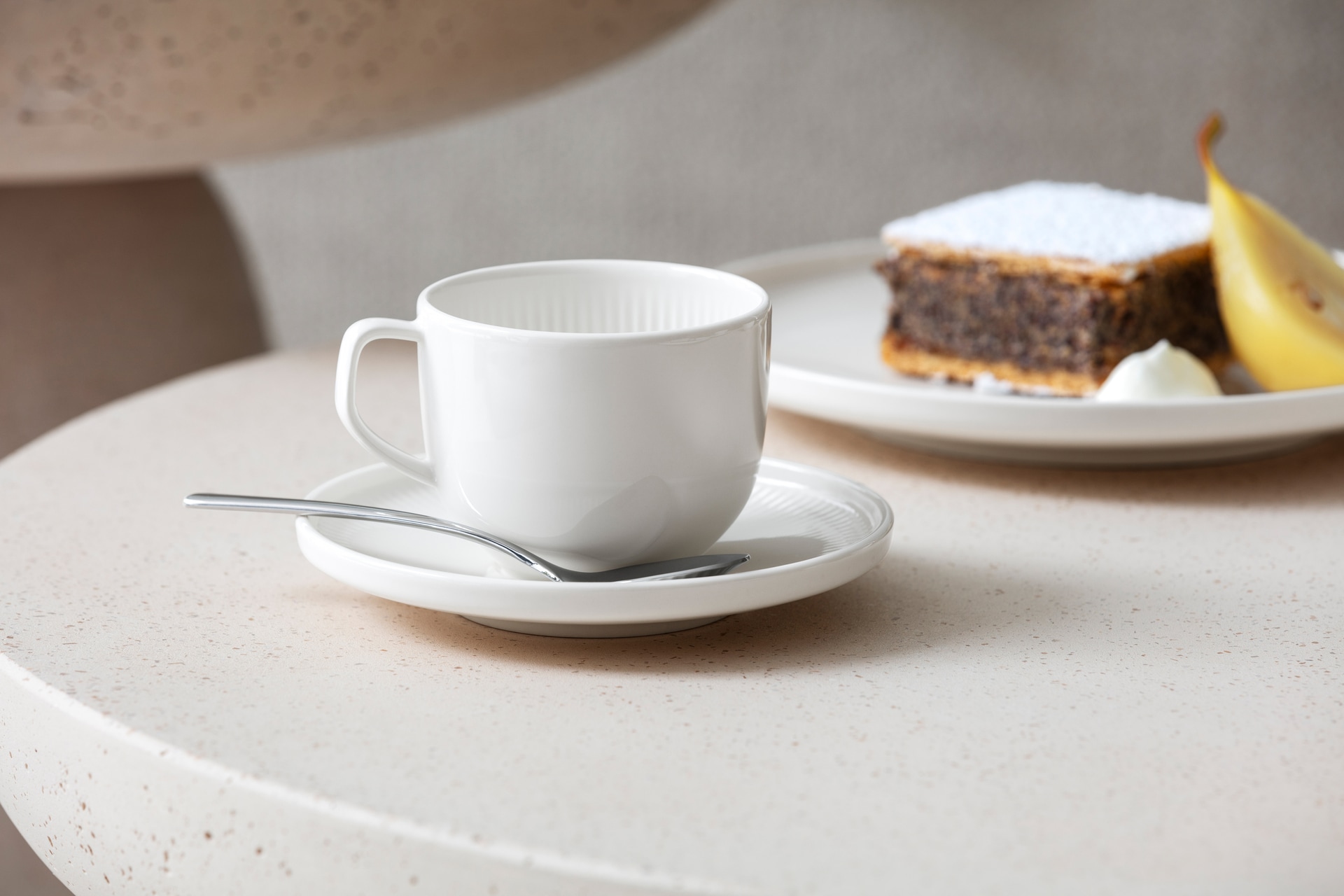 Villeroy & Boch Kaffeetasse AFINA Porzellan weiß