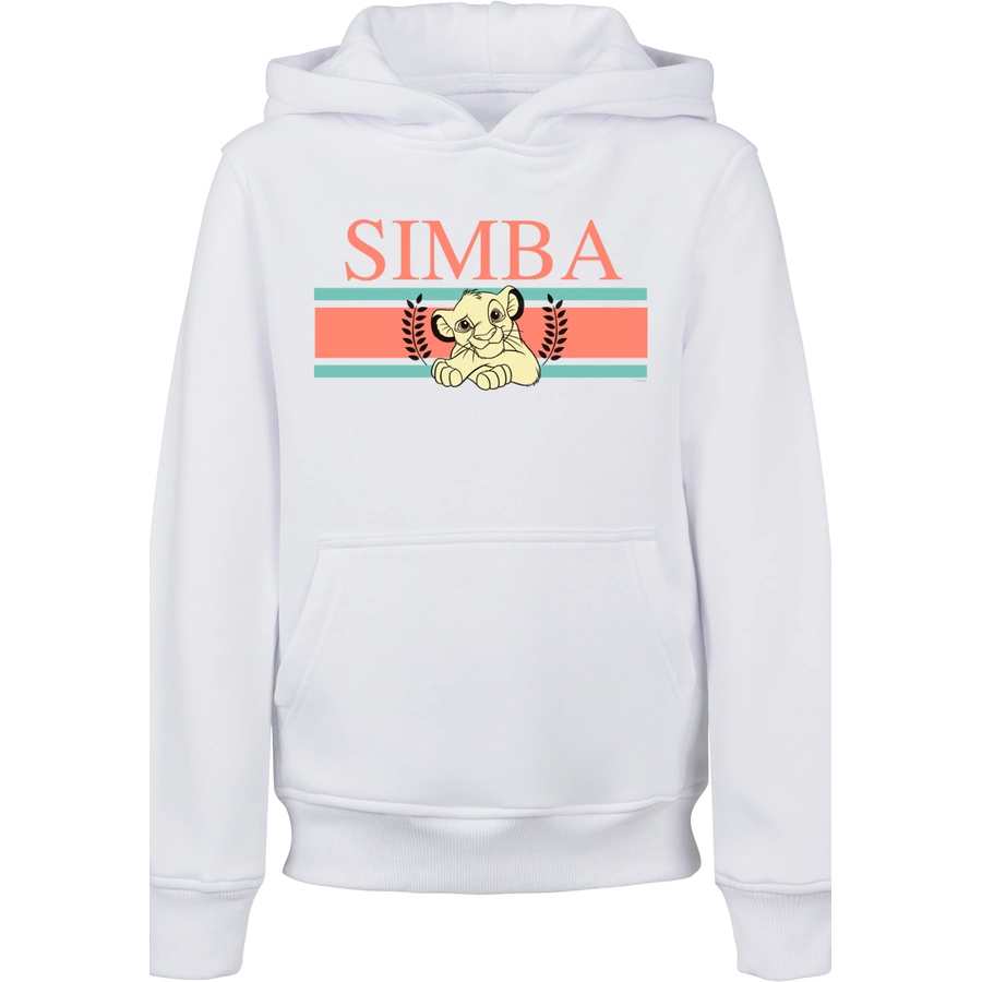 F4NT4STIC Hoodie  König der Löwen Simba Stripes weiß