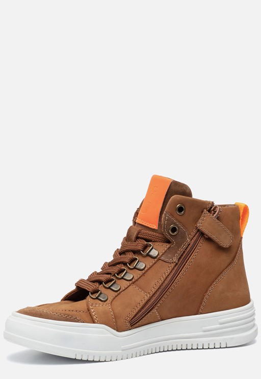 Muyters Veterboots cognac Nubuck 72603