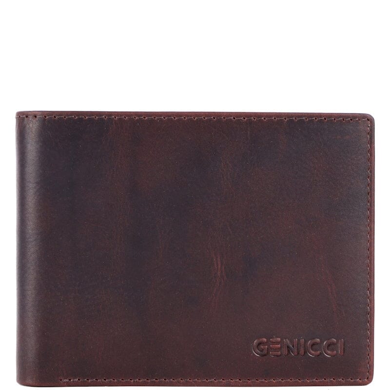 Genicci Noble Clinton Heren Portemonnee Brown