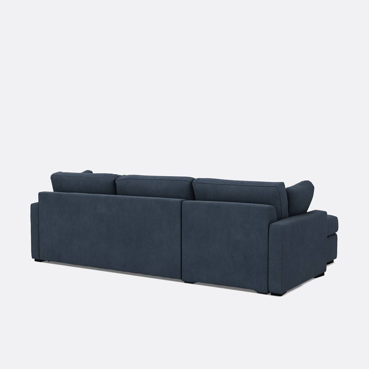 LA REDOUTE INTERIEURS<br>Sofá cama de canto em bombazina fina, Bultex, Timor